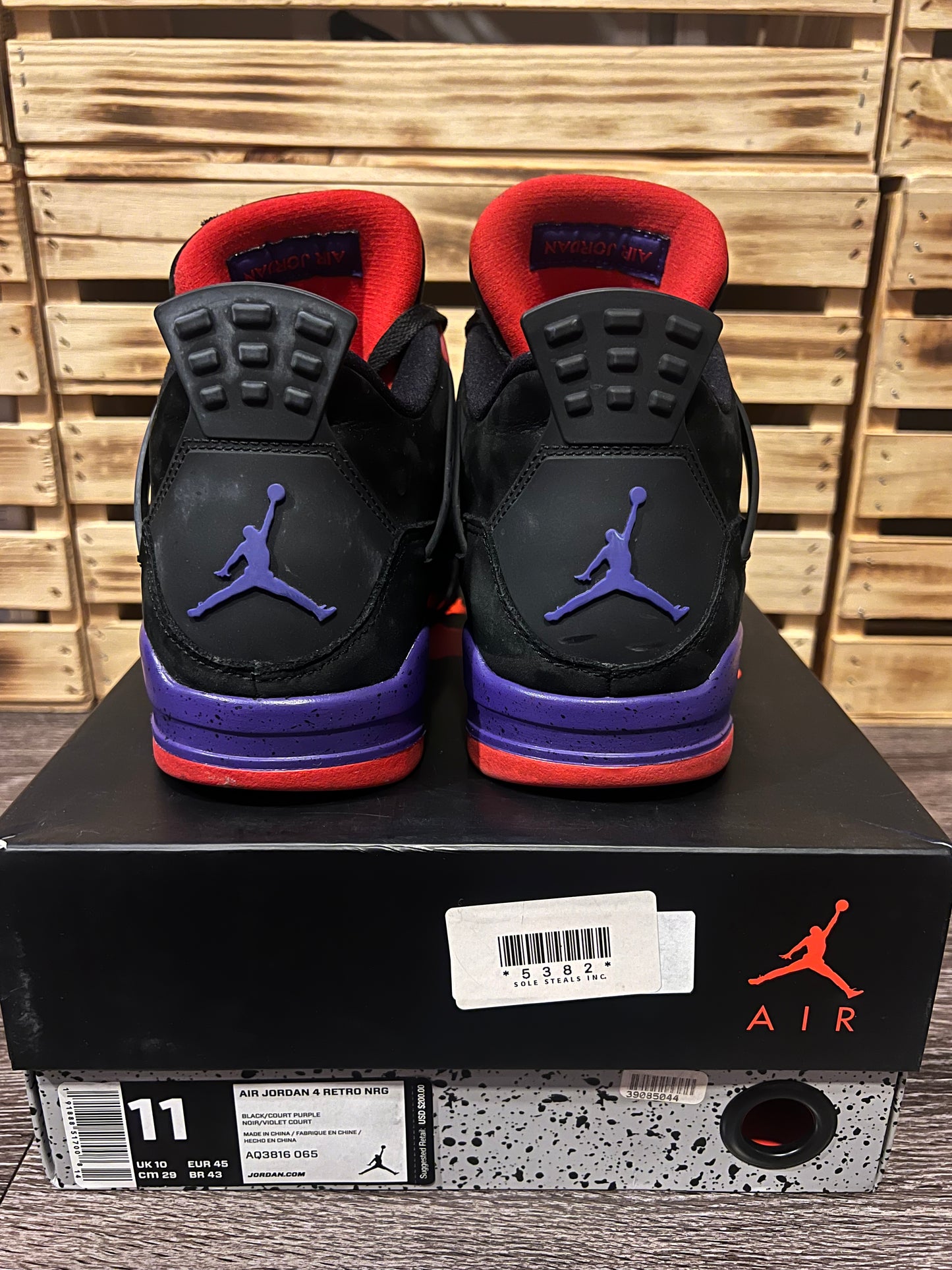 Air Jordan 4 Retro NRG Raptors — Size 11