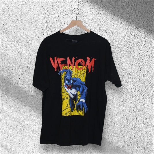 Venom Marvel Comics Book Cover Graphic Shirt Large