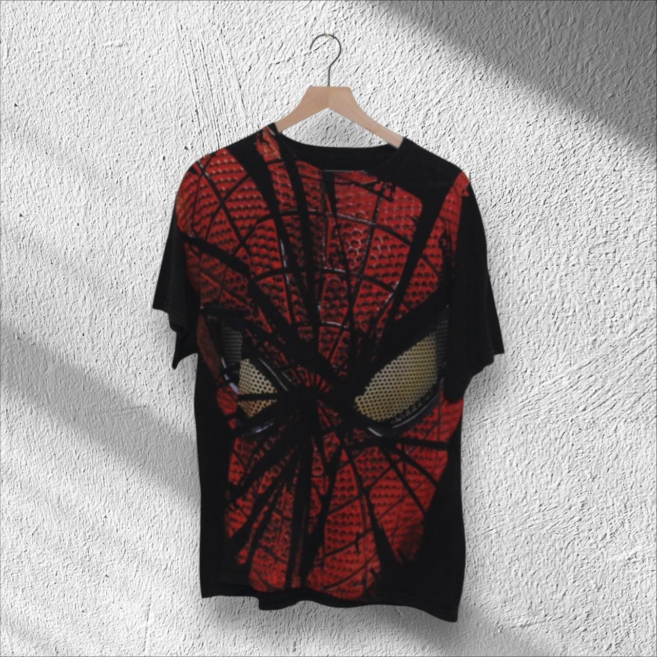 Vintage Spider-Man Marvel Comics All Over Print Shirt Large