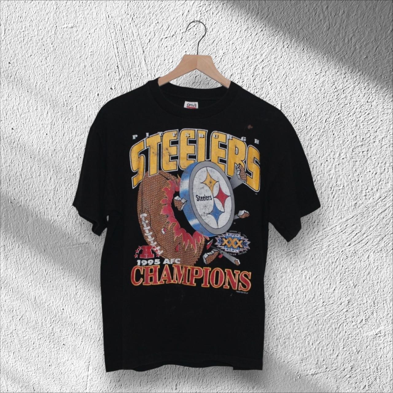 Vintage 1995 Pittsburgh Steelers AFC Championship Shirt